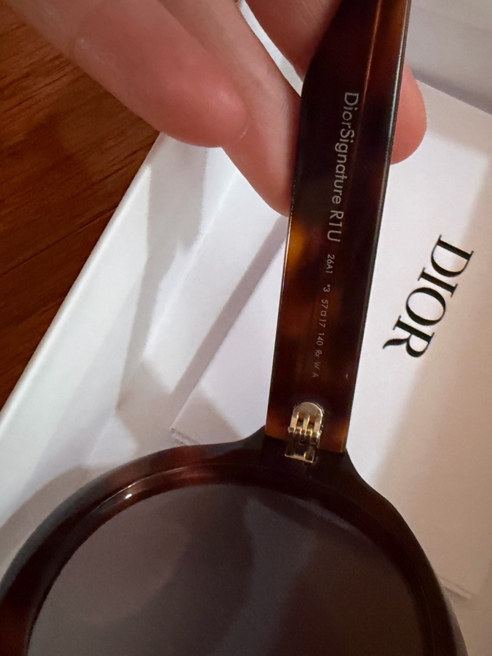 Dior Men’s Round Tortoiseshell Sunglasses - Brown Frames, Dark Lenses - Picture 6 of 8